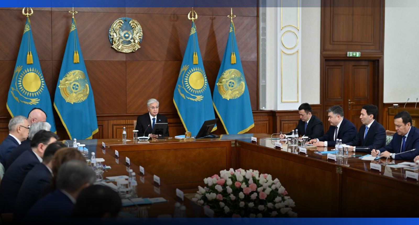 Image for Токаев поручил ускорить цифровизацию налоговой и бюджетной системы